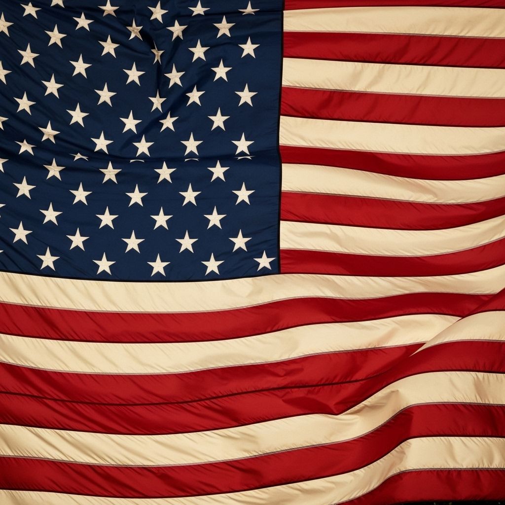 American flag pattern